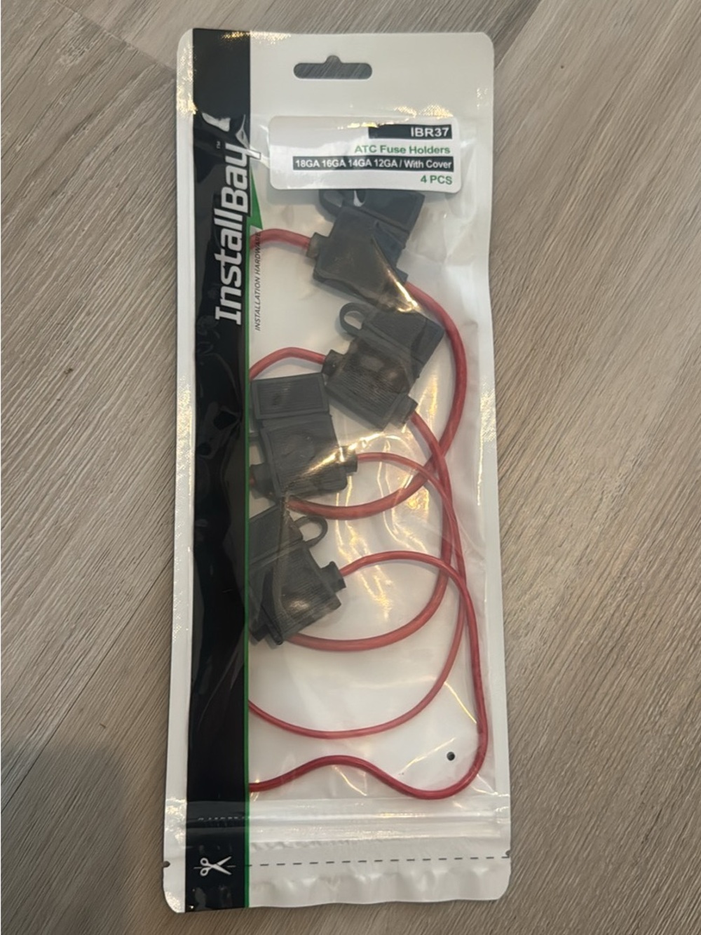 Install Bay ATC Fuse Holders with Red Leads - Pack of 4
